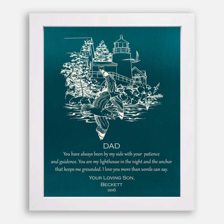 Personalized Gift With Heartfelt Message From Son To Dad