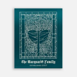 Tree In Stained Glass Design