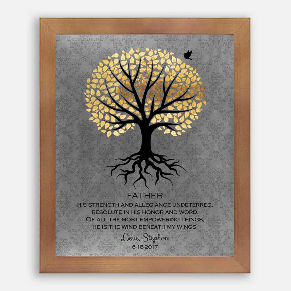 Golden Leaves & A Bird