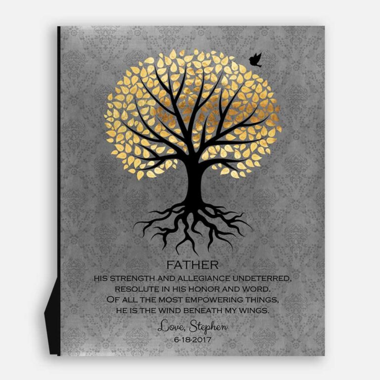 Personalized Gift For Father From Son With A Heartfelt Poem