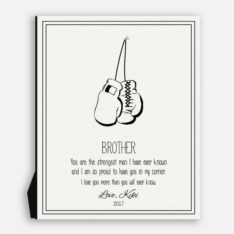 Thank You Gift From Sister To Brother