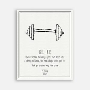 A Personalized Gift For Brother