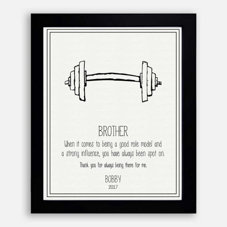 Handcrafted Gift With Heartfelt Message Showing His Importance