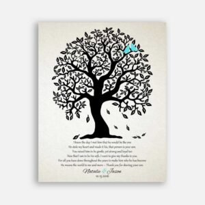 Wedding Gift For Mother of Bride And Gift For Mother of Groom Parents #CWA-1073