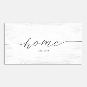 Home Established Date Entryway Wall Decor #FF-1018