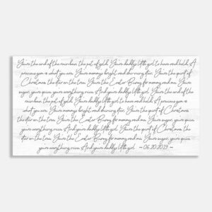 Custom Song Lyrics or Wedding Vow - Father Daughter Dance or First Couples Dance #FF-1038