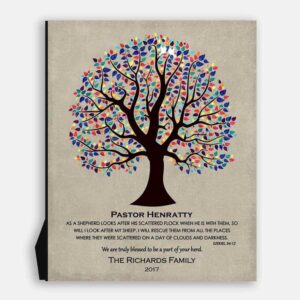 Personalized Gift For Pastor Baptism Communion Confirmation Ezekiel 34:12 Thank You Easter Bar Mitzvah Custom #1464