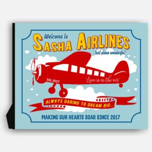 Airplane Children's Valentine