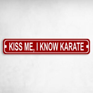 Yin Yang Karate MMA Novelty Metal Street Sign to add to your sign collection.